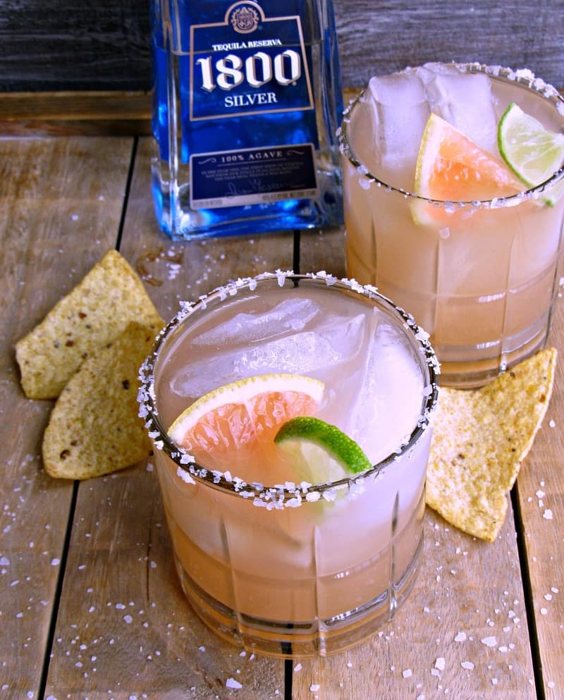 Ruby Red Grapefruit Margaritas for a crowd or small batch A Gouda Life