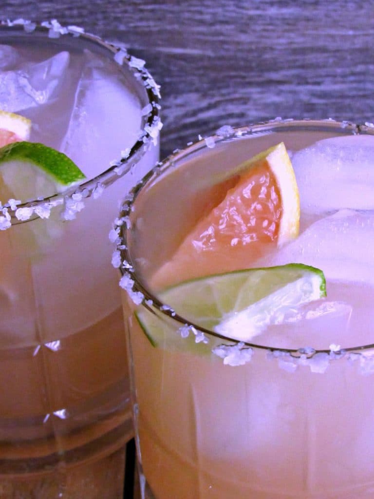 Ruby Red Grapefruit Margaritas for a crowd or small batch A Gouda Life