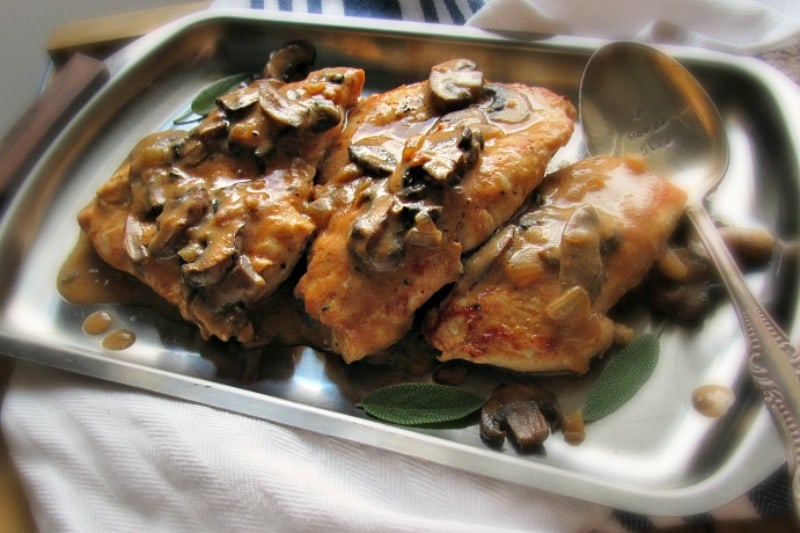 Easy Chicken Dijon recipe (without canned soup) from A Gouda Life