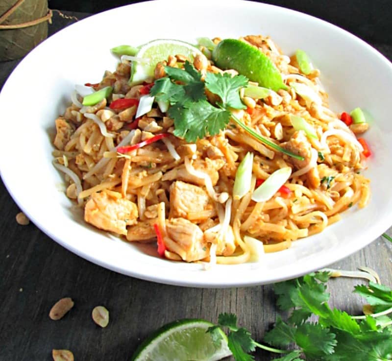 Easy Chicken Pad Thai ~ authentic flavor ~ A Gouda Life kitchen