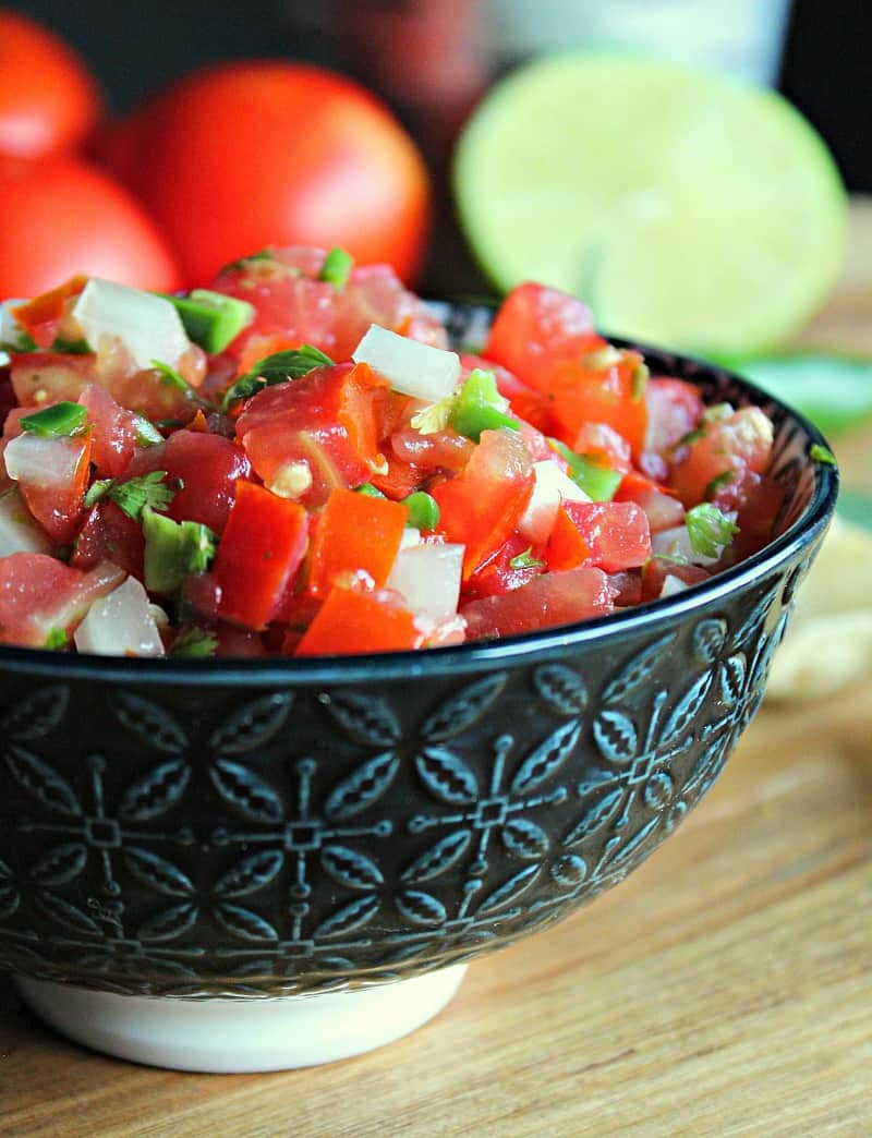 Fresh Tomato Salsa recipe No cook (Pico De Gallo) Gouda Life