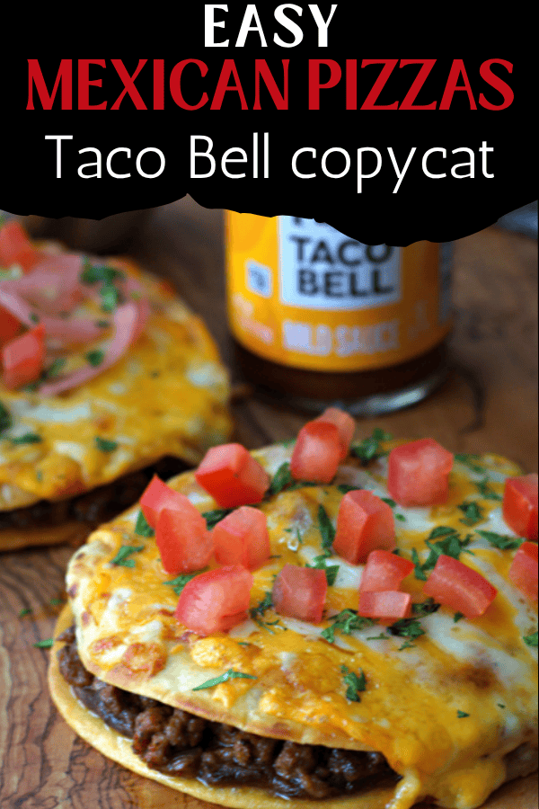 pinterest pin for mexican pizza