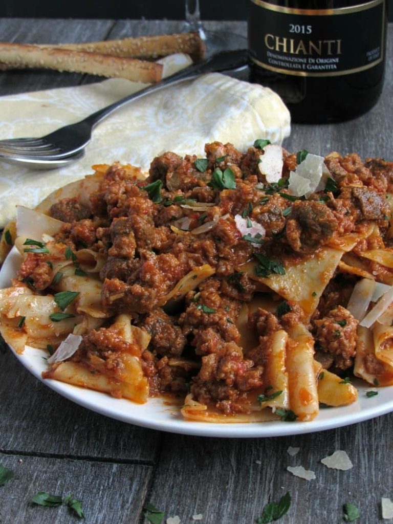 Classic Bolognese Recipe ~ for meat lovers and those looking for a classic meal for a special occasion, this is it. Buttery, velvety tomato rich meat sauce. 