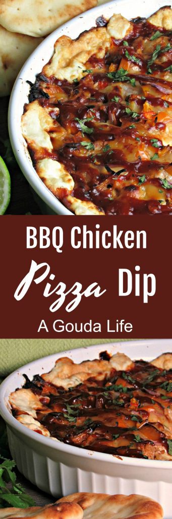 bbq chicken pizza dip pinterest pin