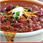 quick and easy ground beef chili loaded with beef, beans and bold spicy flavor