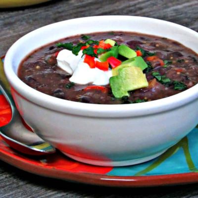 Easy Black Bean Soup – 5 Ingredients!