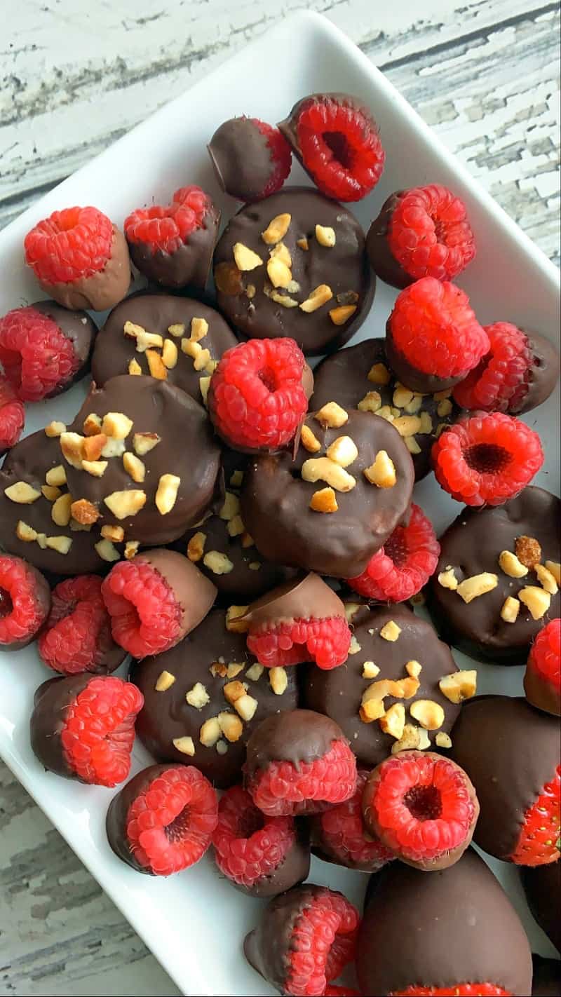 Healthy Chocolate Fruit Dip Meal Prep