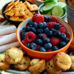 tray with kid friendly charcuterie board