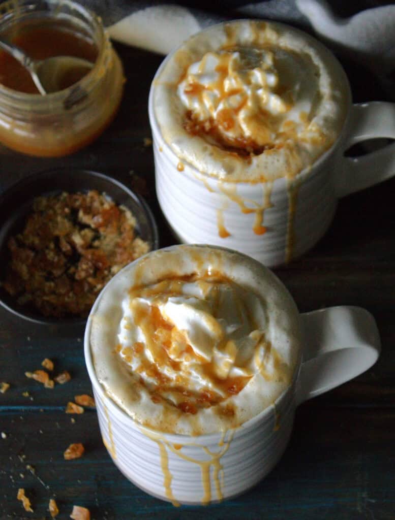 Caramel Creme Brulee Latte Starbucks copycat A Gouda Life