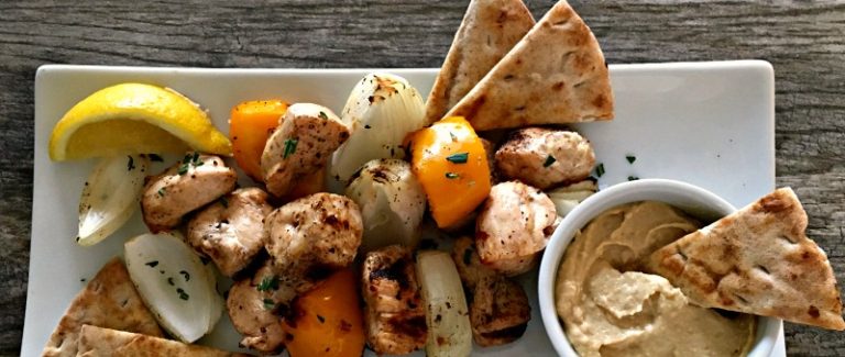Grilled Rosemary Chicken Kabobs