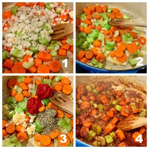 step by step photo instructions for minestrone soup