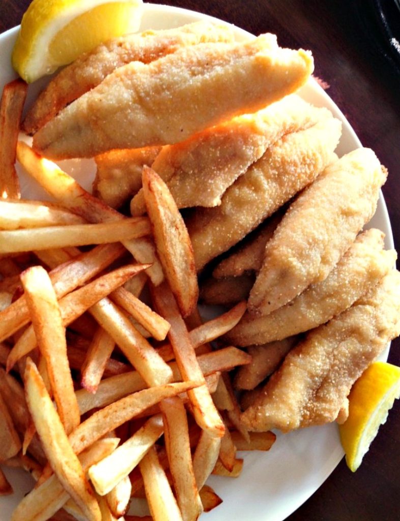 Fried Perch recipe light crispy breading never greasy A Gouda Life