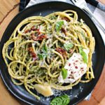 what meats go with pesto pasta? Try this easy pork tenderloin!