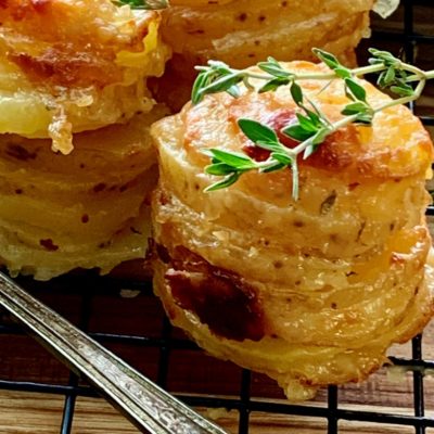 Muffin Tin Potato Stacks