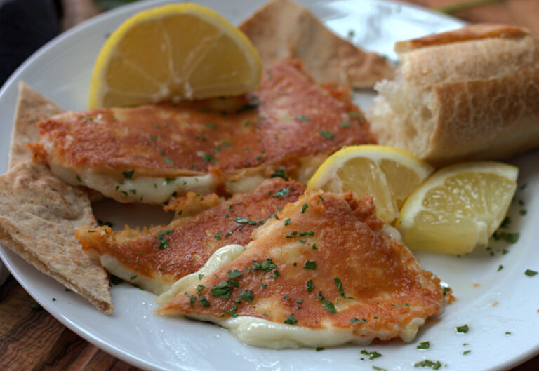 Saganaki (Fried Greek Cheese)