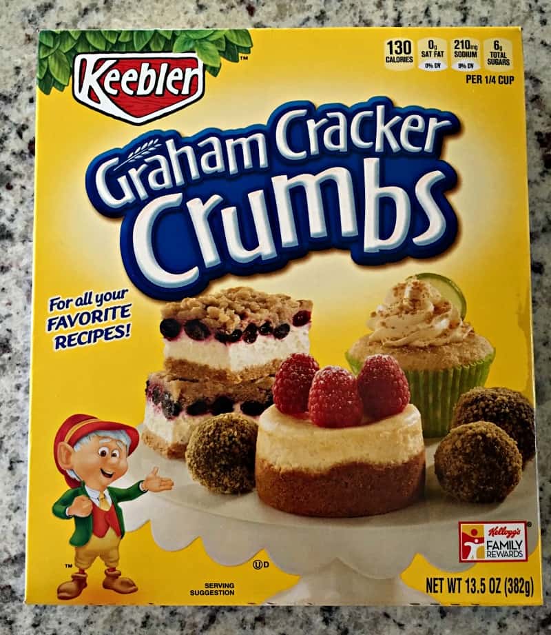box of graham cracker crumbs